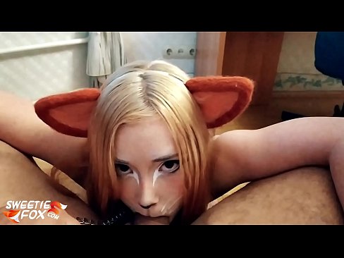 ❤️ Kitsune engole a pila e o esperma na boca Porno vídeo em nós